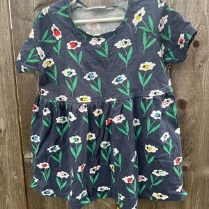 10y Hanna Andersson Peplum Tee EUC